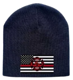 Black Flag/Maltese Cross Beanie