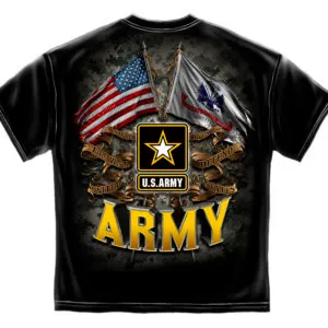 Army Double Flag Eagle T-Shirt