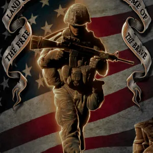 American Soldier Blanket