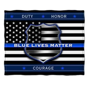 Blue Lives Matter Blanket